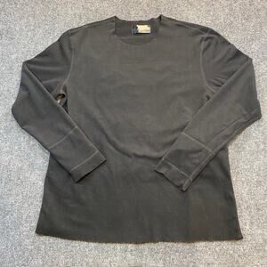 Jinpei Heated Thermal Underwear Black Fleece Top Shirt Men Women Large Battery